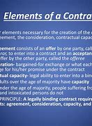Image result for Contract Law Elements