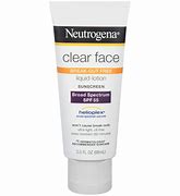 Image result for Neutrogena Clear Face Sunscreen
