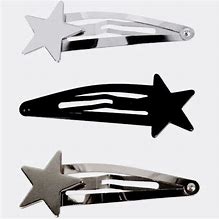 Image result for Silver Star Hair Clips