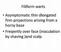 Image result for Filiform Warts