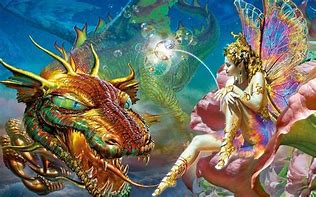 Image result for Dragons and Fairies Pic