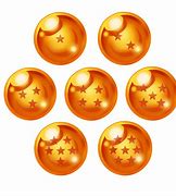 Image result for 7 Dragon Balls PNG