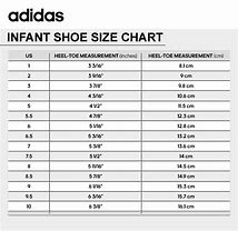Image result for Adidas Baby Shoes Size Chart