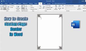 Image result for How to Add a Border in Microsoft Word 365
