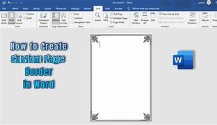 Image result for Page Border in Word with Writen Quote