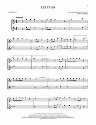 Image result for Let It Go Alto Sax Sheet Music
