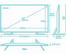 Image result for 65 Inch TV Scale
