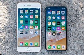 Image result for iPhone 8 Plus Size Screen vs iPhone X