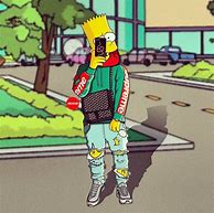 Image result for Supreme Bart Simpson iPhone 11 Wallpaper
