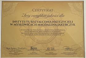 Image result for co_to_za_złoty_certyfikat_rzetelności