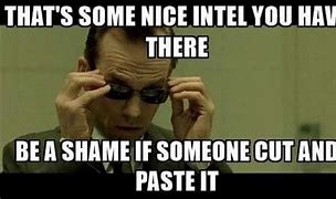 Image result for Intel Analyst Meme
