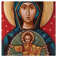 Image result for Mary and Baby Jesus Icon