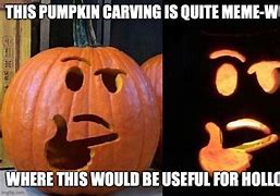 Image result for Pumpkin Carving Meme