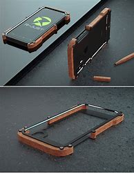 Image result for Metal and Wood Luxury Phone Case