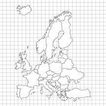 Image result for Map of Europe Black and White
