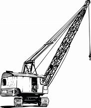 Image result for Crawler Crane Clip Art