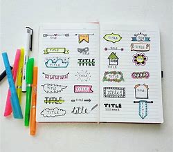 Image result for Notebook Deco Ideas for Notes