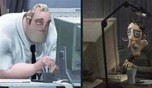 Image result for Itired Man On Computer Meme