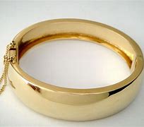 Image result for Gold Hinged Bangle Bracelet
