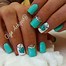 Image result for Acrylic Nail Art Green