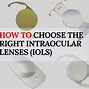 Image result for Intraocular Lenses Types
