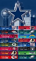Image result for Dallas Cowboys Schedule with Star Logo