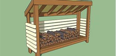 Image result for Firewood Storage Shed Plans