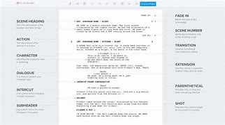 Image result for Professional Script Template