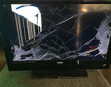 Image result for Cracked Screen TV in Box