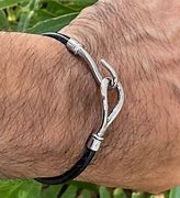 Image result for silver fishing hooks bracelets