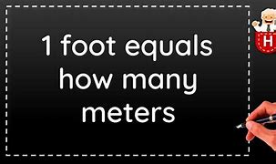 Image result for How Much Is One Foot