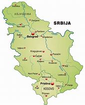 Image result for Zemljevid Srbija
