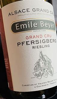 Image result for Emile Beyer Riesling Pfersigberg