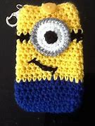 Image result for Free Crochet Minion Phone Case