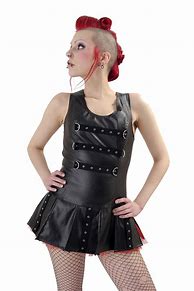 Image result for Punk Black Dress