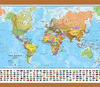 Image result for World Wall Map