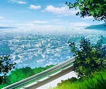Image result for Anime City Skyline