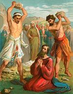 Image result for Apostle Paul Stoning of Stephen