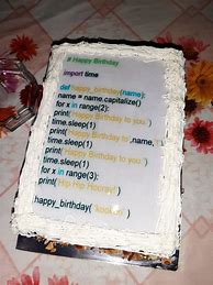 Image result for Happy Birthday Computer Code