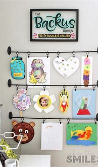 Image result for Ideas to Display Children's Art
