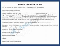 Image result for Medical Unfit Certificate