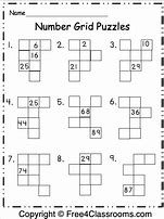 Image result for Math Grid Puzzles