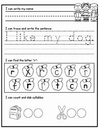 Image result for School Work Papers for Kids to Print
