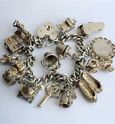 Image result for Old Silver Charm Bracelets