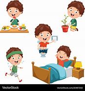 Image result for Kids Daily Routine Cartoon