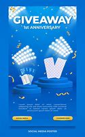 Image result for Anniversary Giveaway Poster