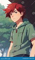 Image result for Little Anime Boy with Red Hair