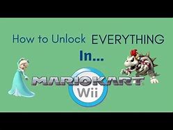 Image result for Mario Kart Wii How to Unlock Everything