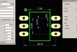 Image result for Through Hole vs Surface Mount PCB Drawing