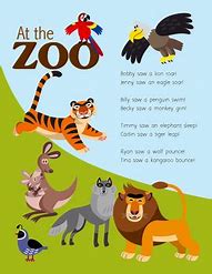 Image result for Preschool Zoo Poems